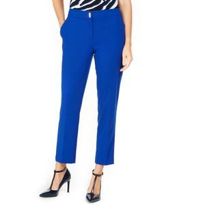 Calvin Klein Women's Straight-Leg Dress Pants Blue Size 2